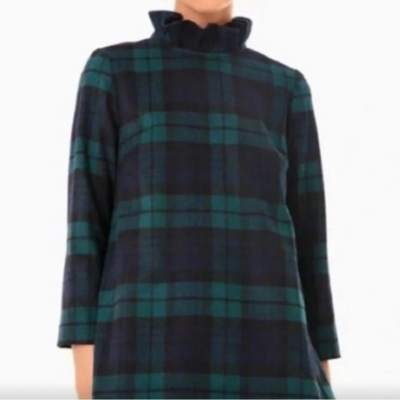 Tuckernuck Plaid Blouse Blackwatch - Picture 5 of 9